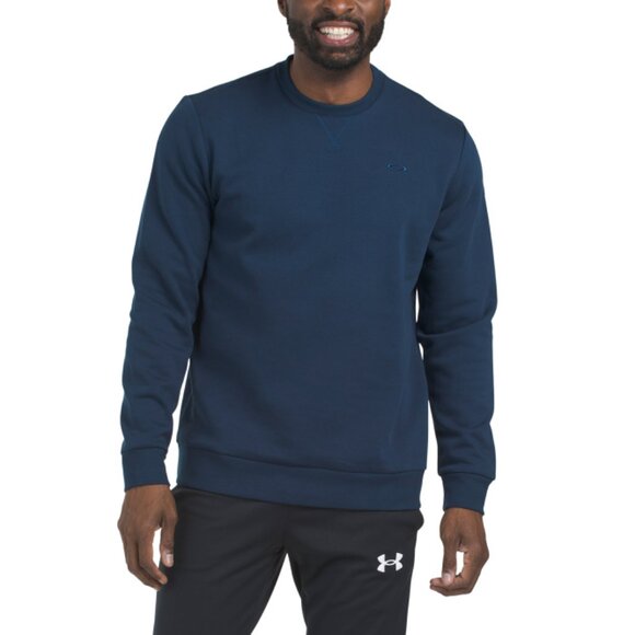 OAKLEY Navy Relax Crew Neck Sweatshirt - Picture 1 of 2